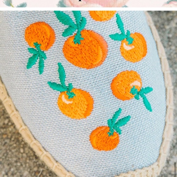 SOLUDOS & Anthropologie Clementines Blue Platform Espadrilles Size 8 - Picture 6 of 9